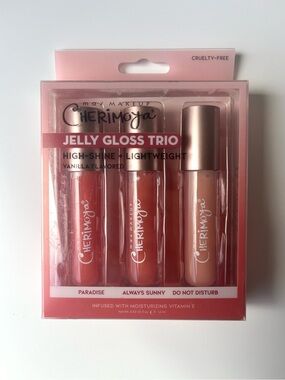 Max Makeup Cherimoya Jelly Lip Gloss Trio NWT